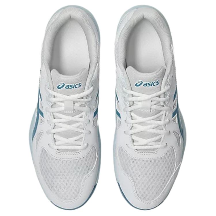 Asics Upcourt 6 Comfortable Durable Breathable Volleyball Shoes Men Shoes White Blue 1071A104-105