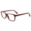 Full Rim Square Shiny Red Smartbuy Collection Jing Am70c Fashion Unisex Eyeglasses