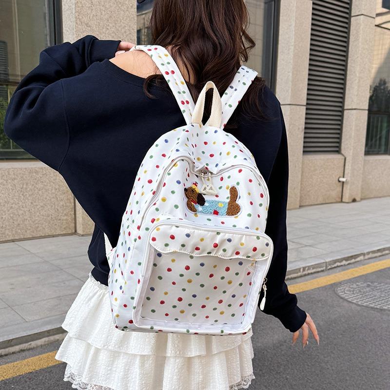 Neuer Mittelschul- und Oberstufenschüler-Schulranzen-Trend Frühling Nischen-Rucksack große Kapazität Mode Doppel-Schulter-Schulranzen