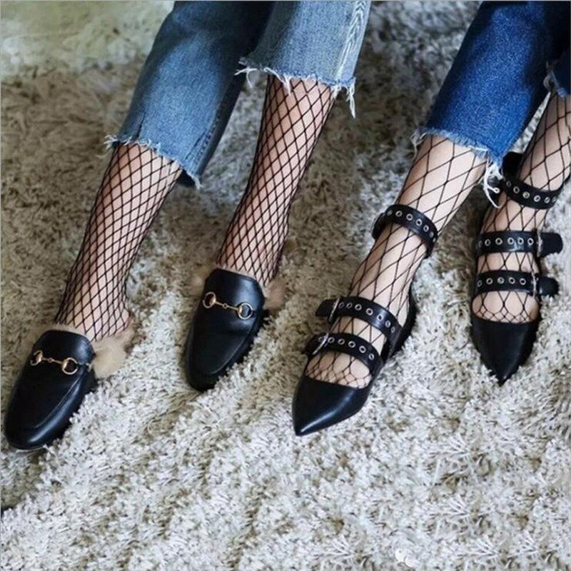 1/3 Pairs of Women Fishnet Stockings Super Stretchy High Waist Leggings Tights Black Net Pantyhose Large Medium Small Mesh Stockings