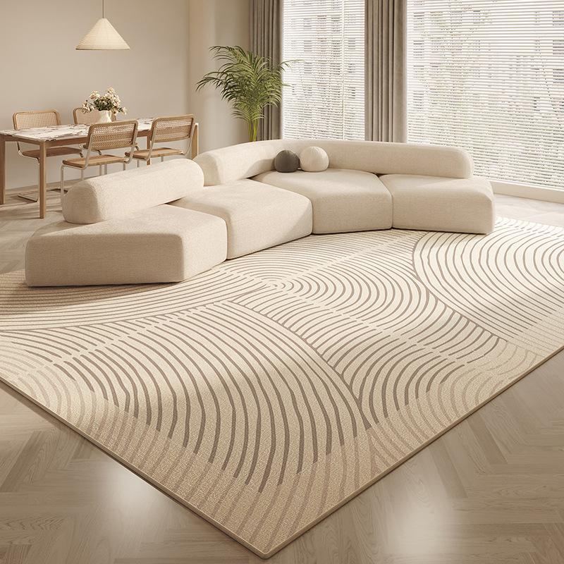 French Cream Carpet Living Room Silence Bedroom Atmosphere Sofa Tea Table Blanket Light Luxury Premium Cloakroom Floor Mat