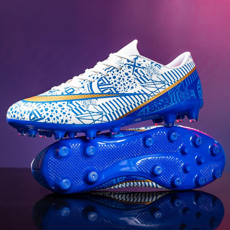 New low-top long-nail broken-nail football shoes, men's children's primary school children's competition training shoes