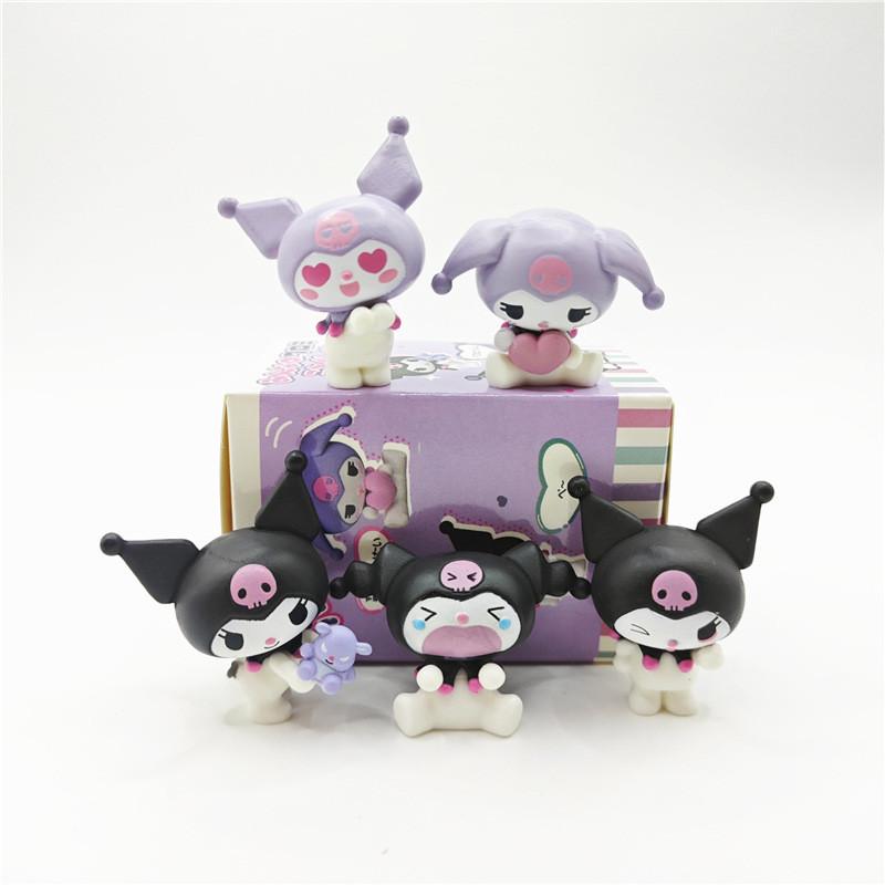 Adorable Kuromi Daily Life Series Claw Machine Figurines Pvc Collectible Toys