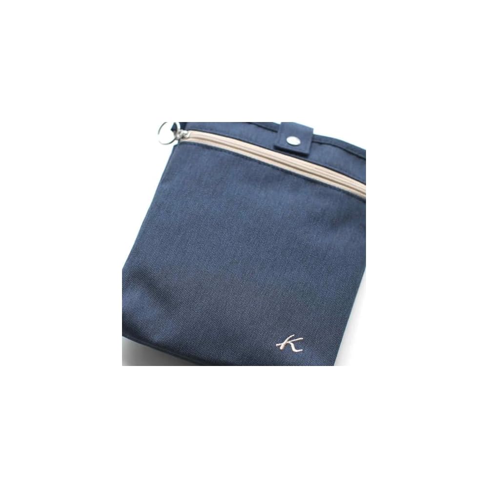 Kitamura Shoulder Pouch, Pochette, Smartphone Shoulder Bag, Approx. 19cm x 15cm x 2cm, 001832 Navy