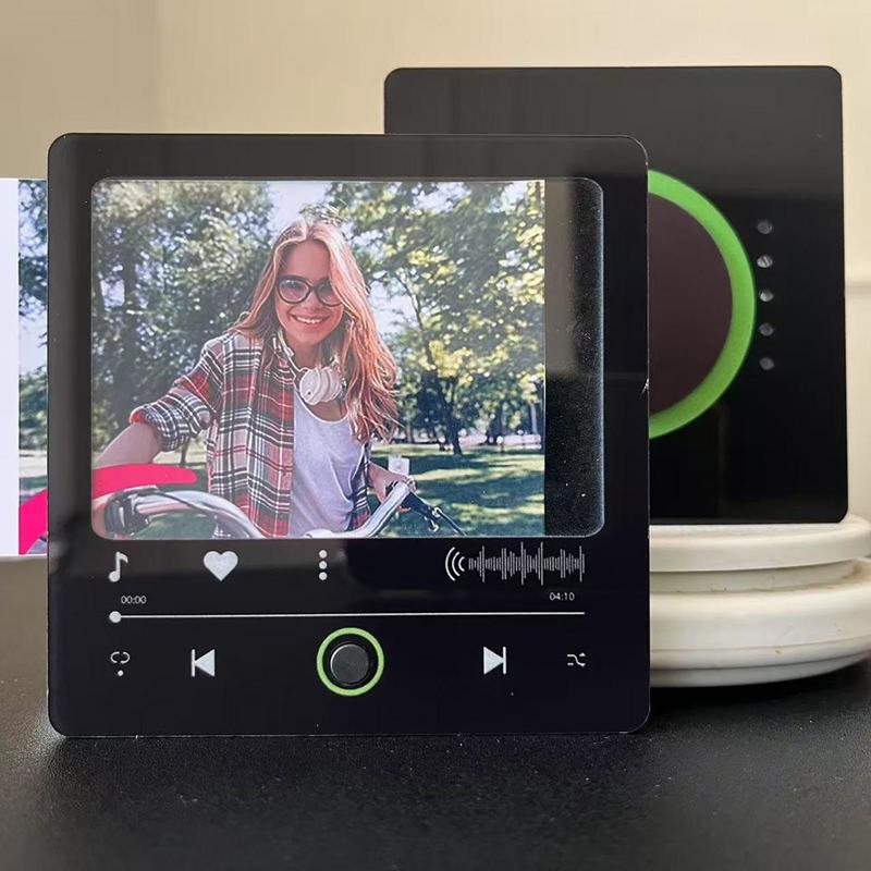 

Song Magnets with Picture Acrylic Music Fridge Magnet Decorative Handmade Magnetic Photo Plate Keepsake for Metal Door CHINA