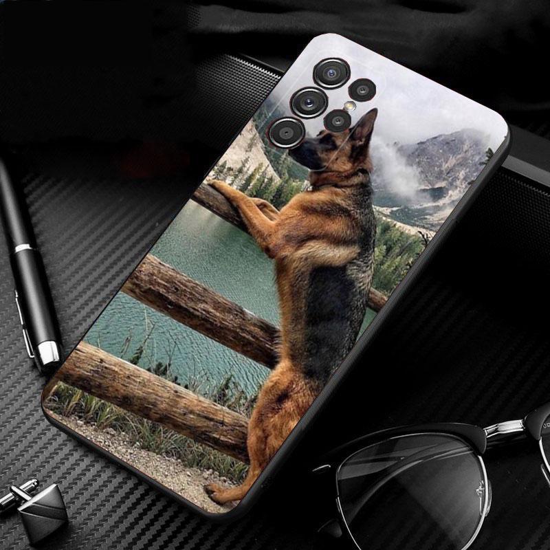 German Shepherd Dog Phone Case For Samsung S25 S24 S23 S22 S21 S20 Ultra S20 S22 S21 S10E S20 FE S24 Plus