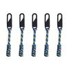 5lots Colorful Detachable Zippers Sliders Cord Outdoor Bag Zippers Pull Head for Outdoor Backpacks Use