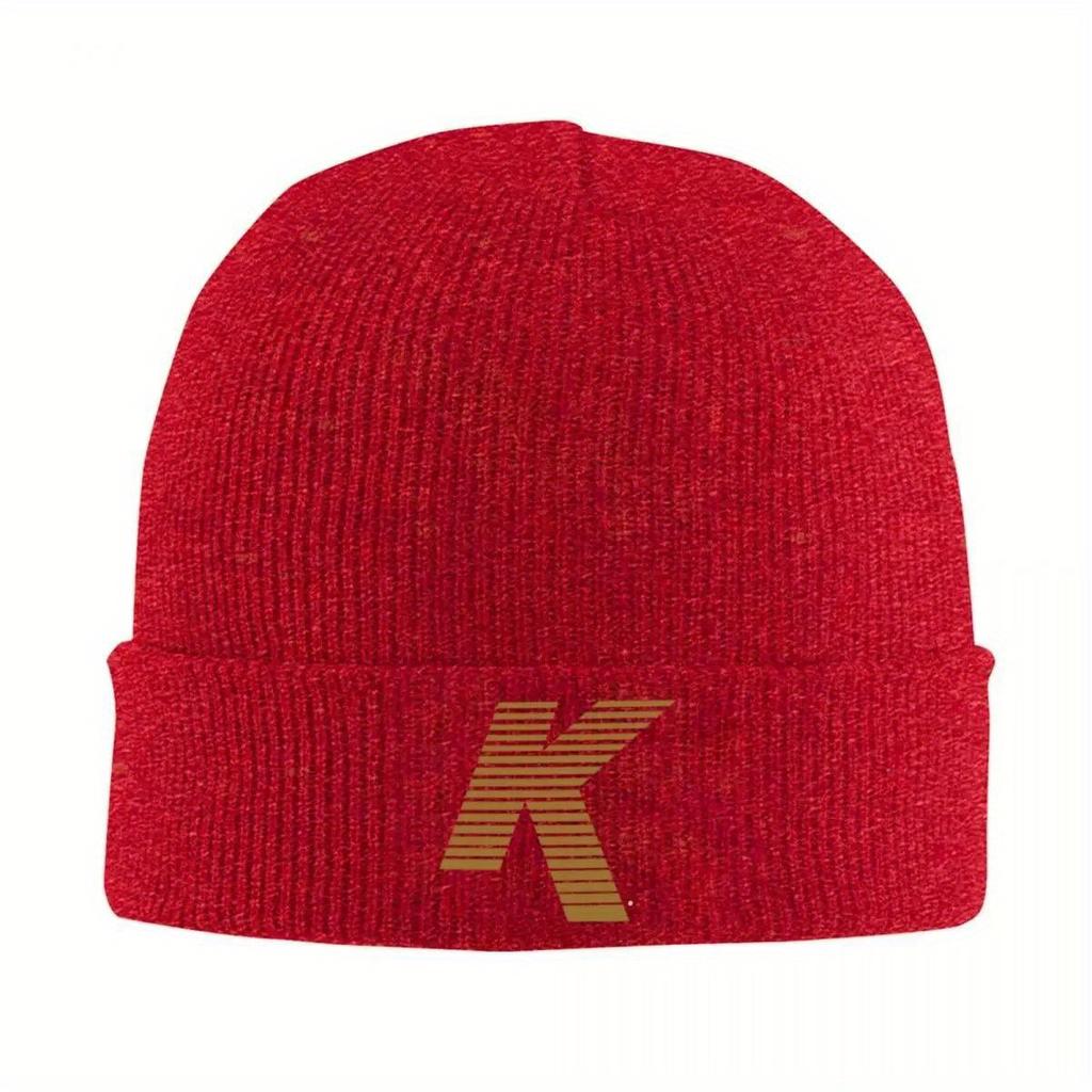 Zildjian K Logo Warm Knitted Cap Hip Hop Bonnet Hat Autumn Winter Outdoor Beanies Hats for  Adult