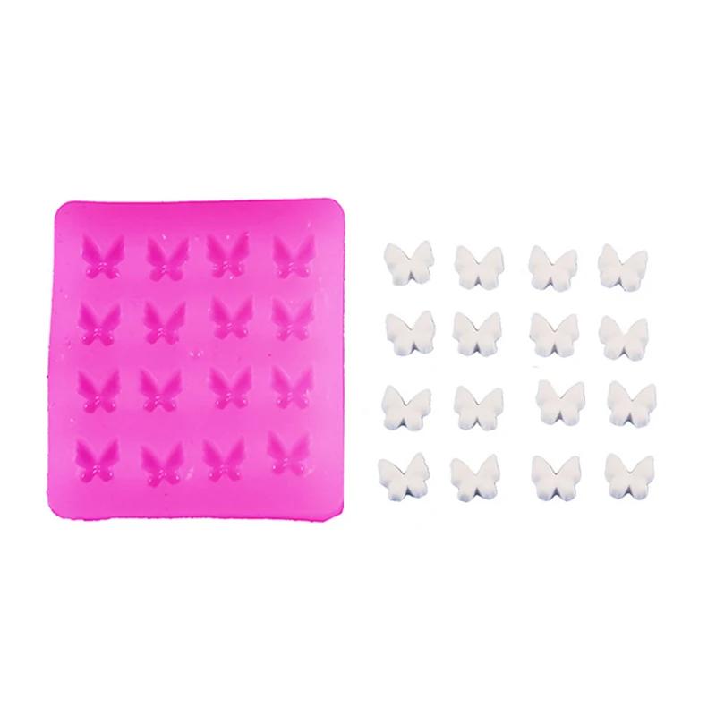 

Ультралегкая глиняная форма ручной работы в виде бабочки, форма-капельница, переворачивающаяся форма для сахарного торта, силиконовая форма, силиконовые формы для торта розовый
