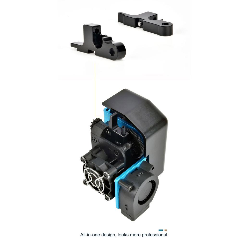 Bocal extrusor todo de metal montado para impressora 3D SW-X1 Single Jet Prinead até 300C resistente ao calor