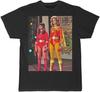Men's Cotton Shirt Electra Woman and Dyna Girl Soft and Light Black