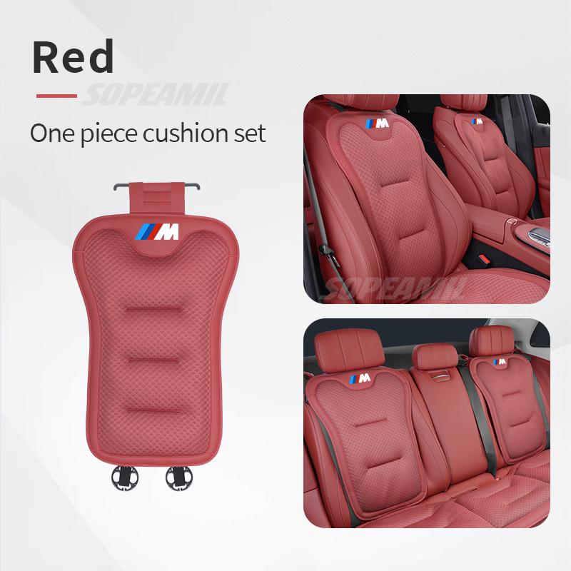 AAAOS1 Car Seat Cushion Cover Breathable Ice Silk Seat Protector Pad BMW M M2 M3 M4 X1 X3 X5 X7 E39 E46 E60 E90 F10 F15 F20 F30 G20 G30