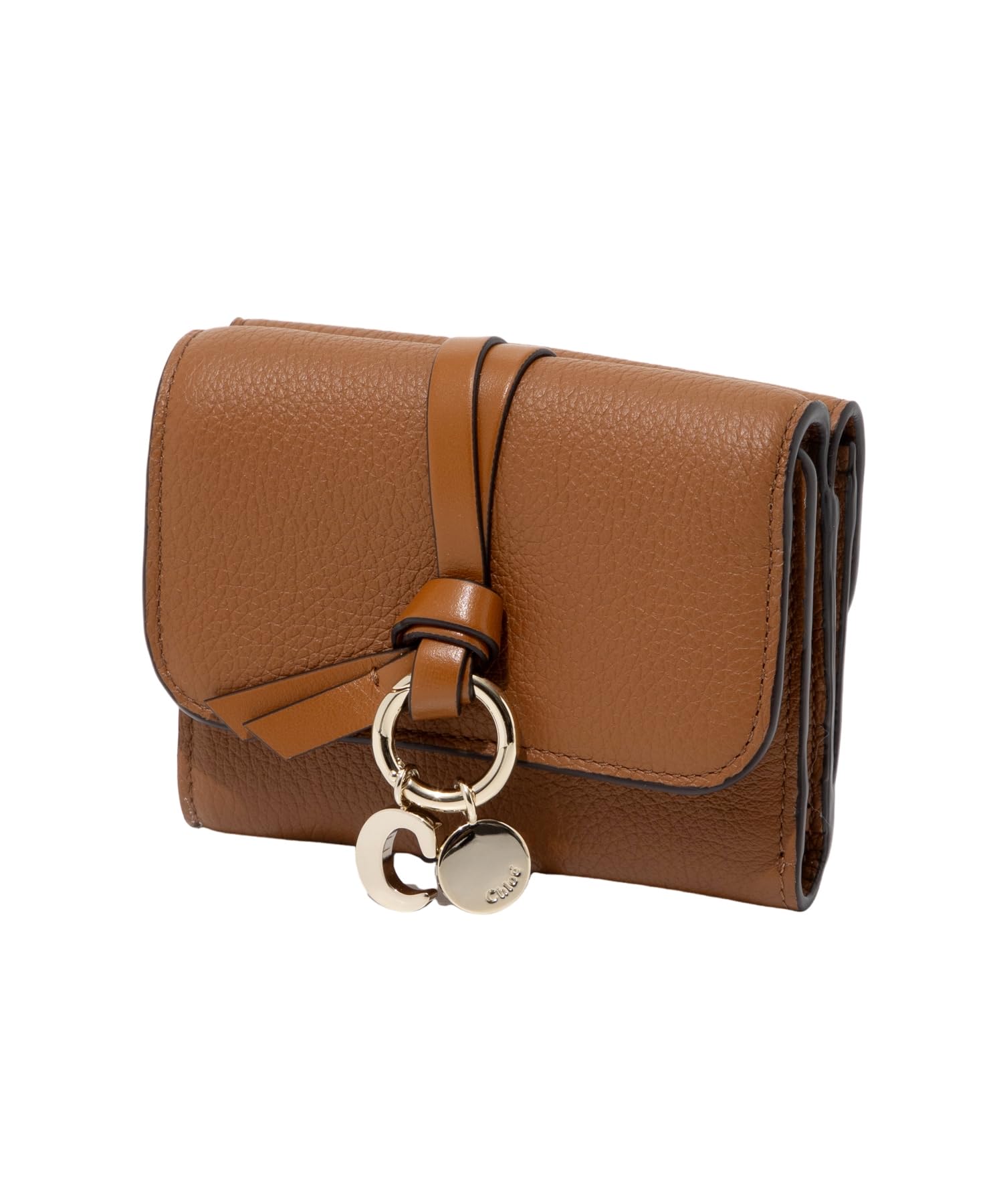 

Chloe Alphabet CHC21WP945F57 Tri-fold Wallet, Women s, Tan, [Used]