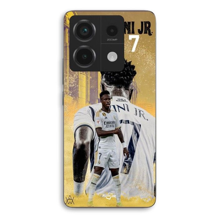 Coque de téléphone - MANIACASE - Xiaomi Redmi Note 13 Pro 5G - Silicone TPU - Souple - Vinicius JR 7