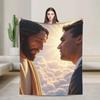 Charlie Kirk  Jesus Plush Throw Blanket  Soft Warm Fluffy Comforter for Kids Home Decor Bedspread Flannel Couch Cover