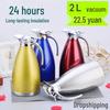 2L Stainless Steel Vacuum Insulated Double-Layer European Style Coffee & Hot Water Kettle