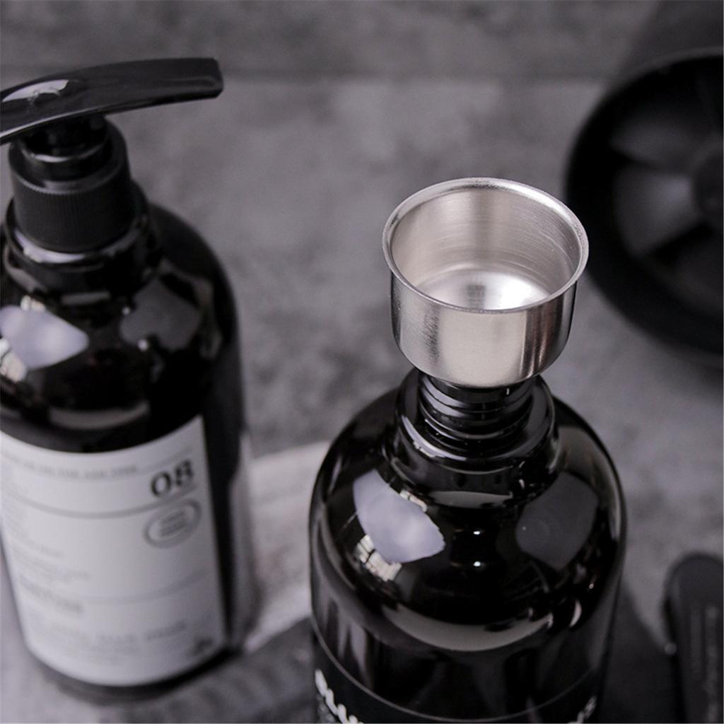 Stainless Steel Funnel  Portable Conical Funnel for Kitchen Oil Wine Liquid Dispensing  Food Grade Metal Funnel for Bottling