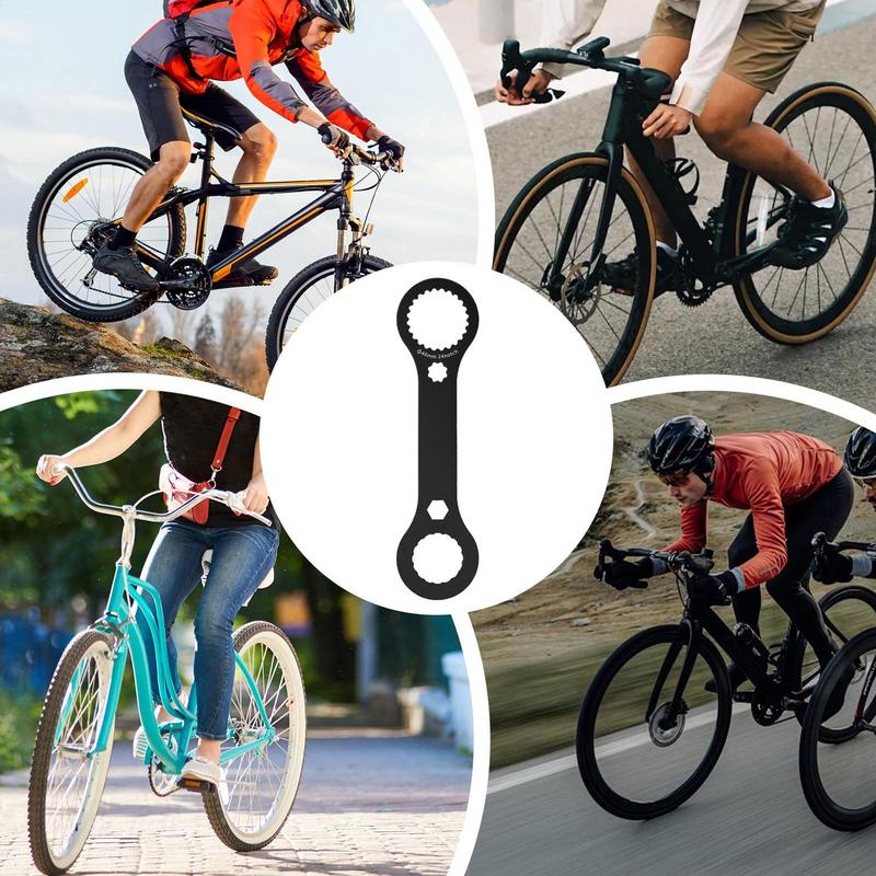 Bottom Bracket Tool Bicycles Mountain Bike Aluminum Alloy Bb Wrench High-Strength Spanner Crank Repair Maintenance Accessories