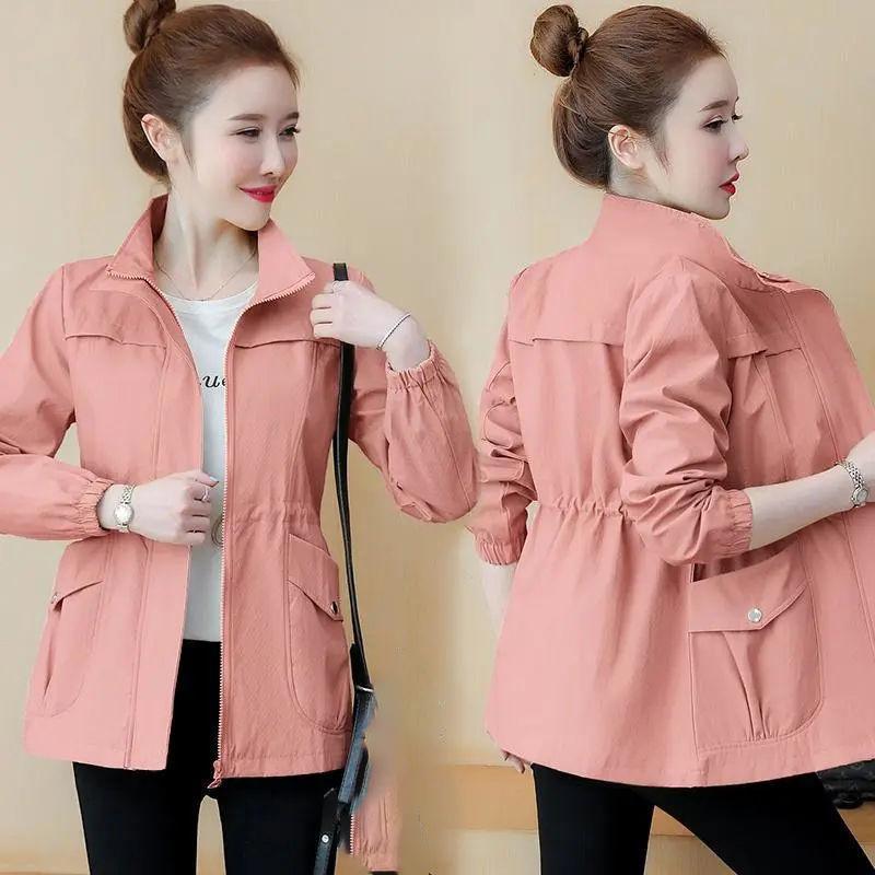 Spring Women's Jackets Causal Windbreaker Famale Thin Basic Coat Lightweight Jacket Outwear Women Clothing