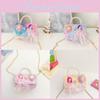 Cute Pearl Mini Handbag For Children Fashionable Colorful Plush Tote For Everyday