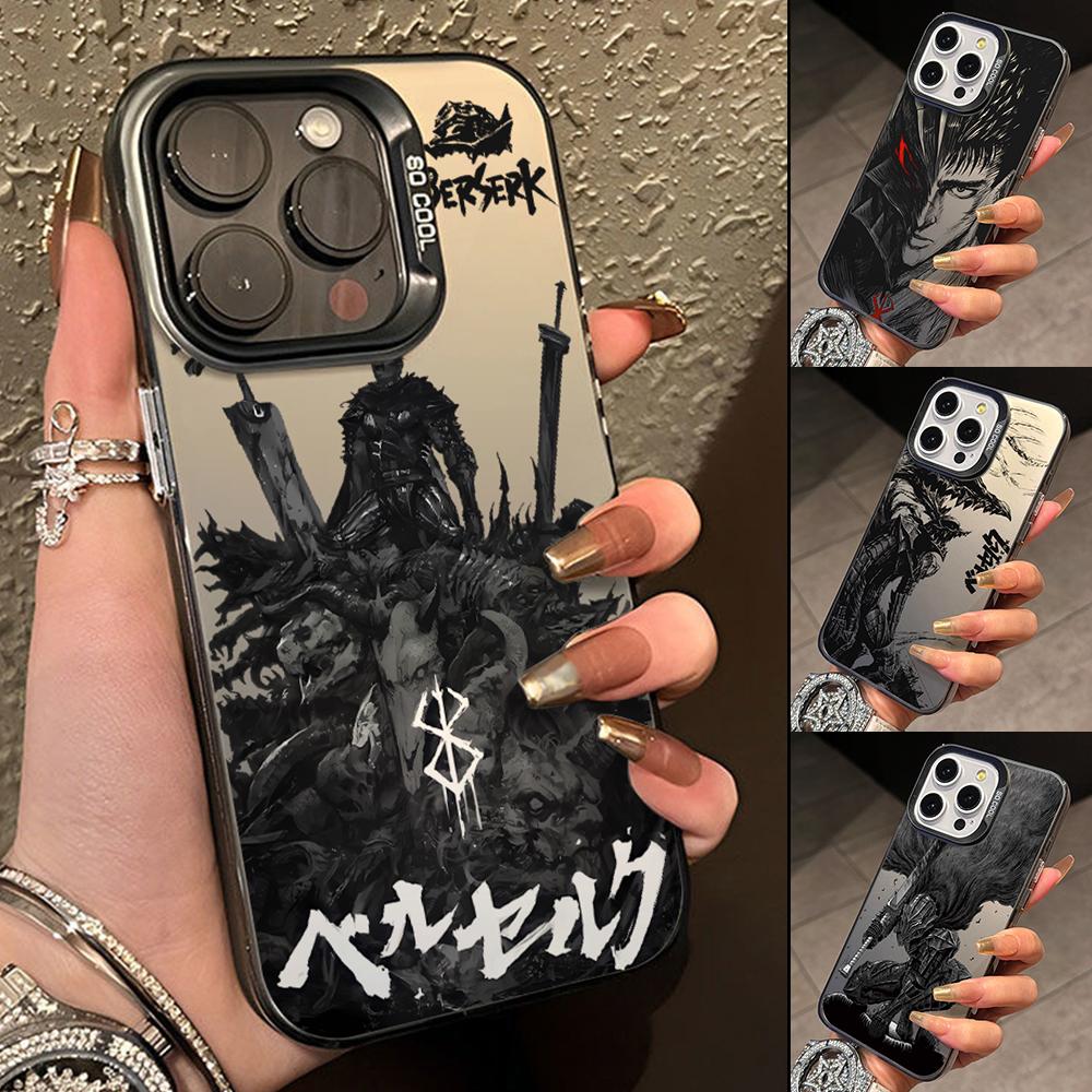 Berserk Guts Hot Anime Phone Case for Xiaomi Mi 14 14T 13 12 T 11 Lite Pro 4G 5G Matte Silver Hard Cover