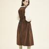 Chikita Apron Dress (Corduroy) Brown 244205Sbr