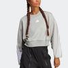 Adidas Sweatshirts Women's Gray Crew Neck Moderate Regular IB8496