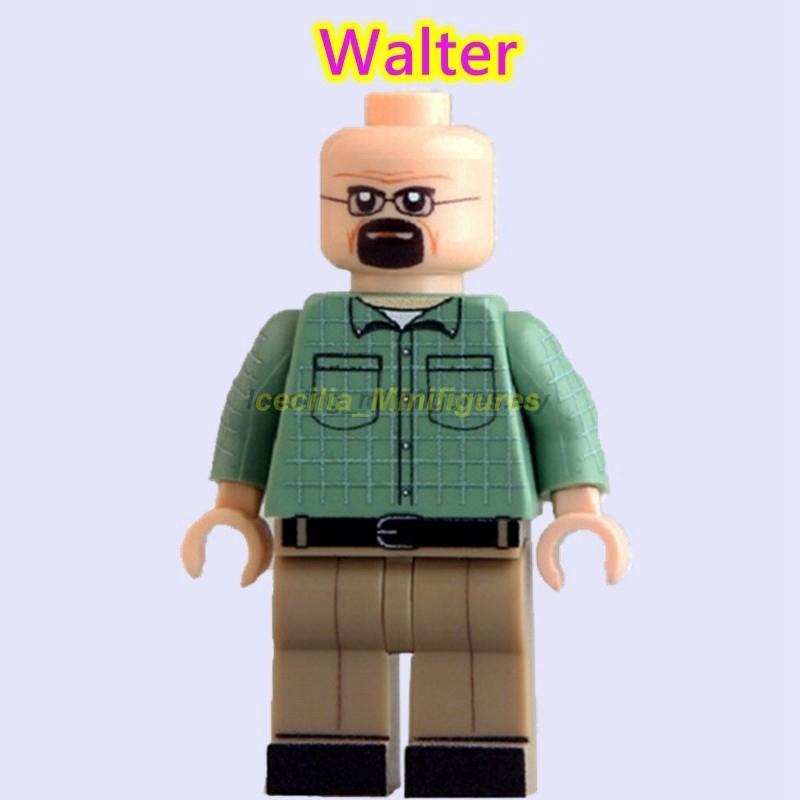 Compatible With Minifigures Breaking Bad Walter Garage Kits Building Blocks Toys For Children