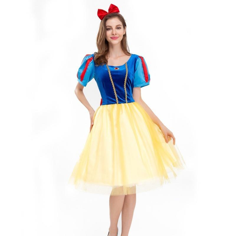 Halloween Costume Snow White Costume Adult Costume Queen Costume Princess Dress Performance Costume