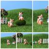 Funny Cartoon Animal Statue Waterproof Micro Landscape Ornaments Mini Animal Ornament  Courtyard