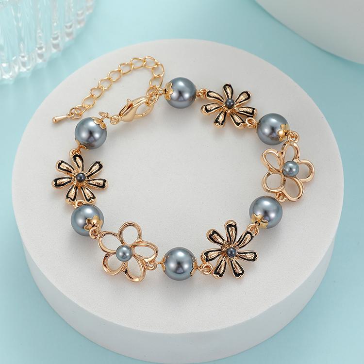 18K Samoa Women Bracelet Luxury Charm Girls Personalized Trendy Hawaiian Bracelets 23cm золотой