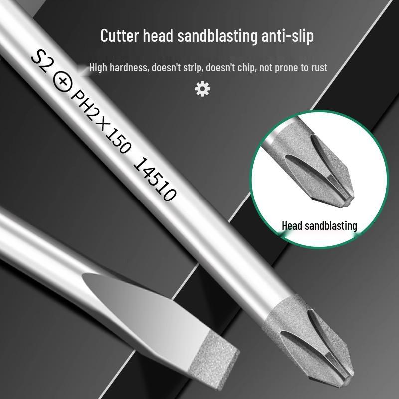 Baolian Industriequalität Magnetischer Schraubendrehersatz - Kreuzschlitz & Schlitz