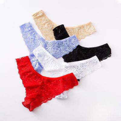 Damen String Spitze Unterwäsche Damen Reine Baumwolle Sexy Slips Hot Low Rise Unterwäsche Höschen