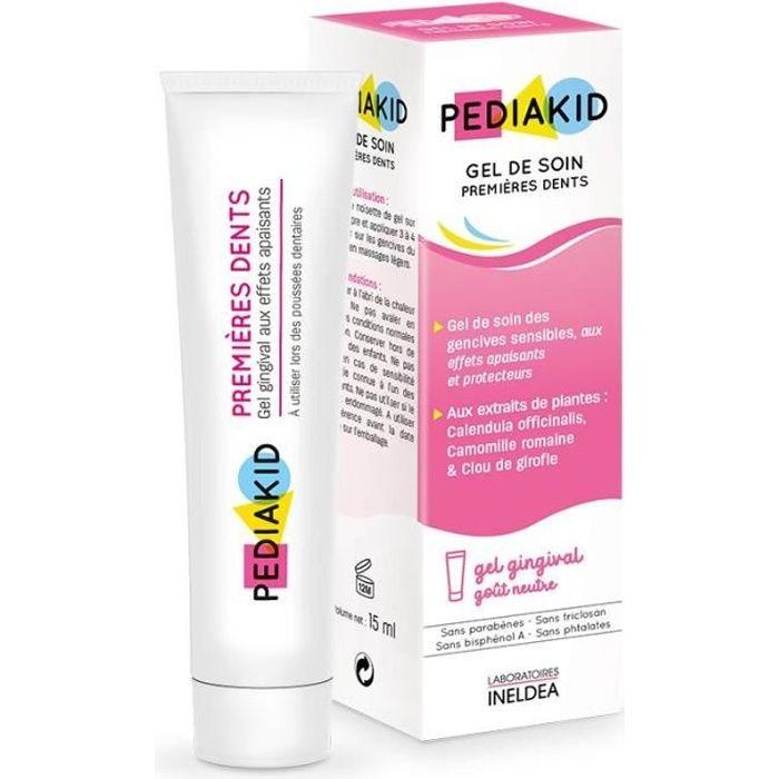 Gel De Soin - PEDIAKID - Premières Dents - Goût Neutre - 15ml - Apaisant Pour Gencives Sensibles