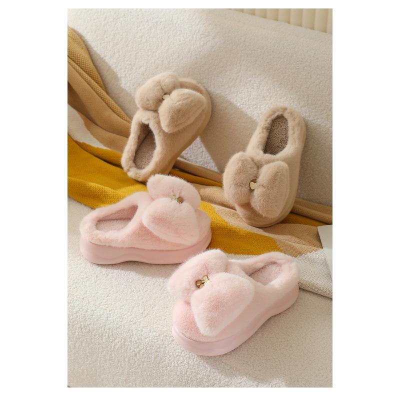 Vinter Plysch Bomull Tofflor Dam Varma Tofflor