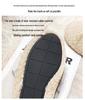 2025 Damen Fellige Lammwolle Schleife Herbst Winter Flache Freizeitschuhe
