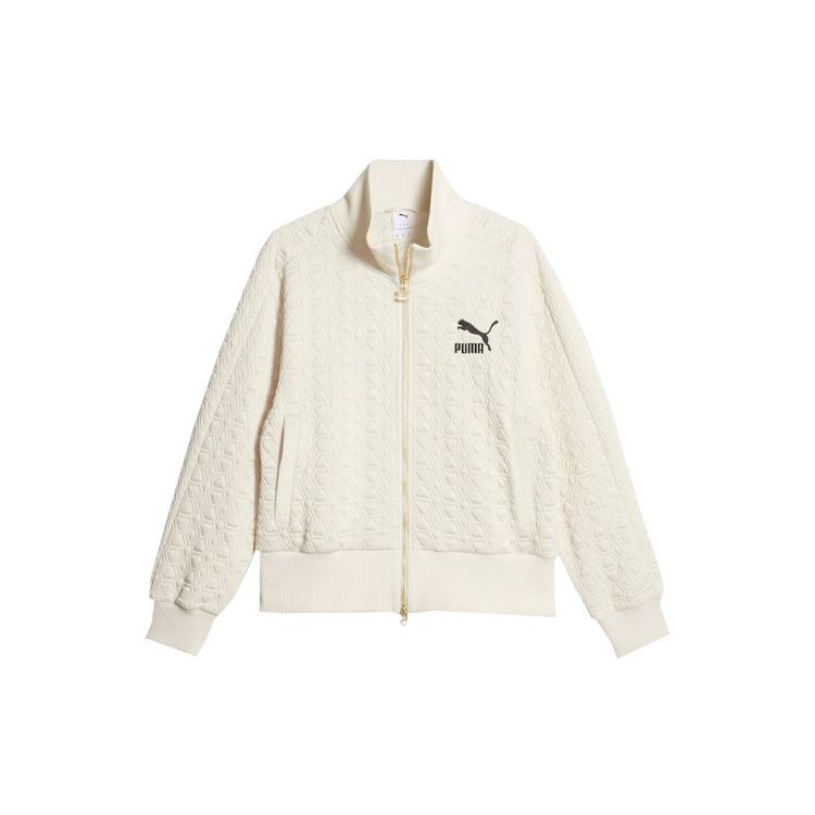 

Puma T7 Luxe Sport Повседневная свободная куртка с длинным рукавом и воротником-стойкой, куртка унисекс для высоких гор и снега 620852-87 S