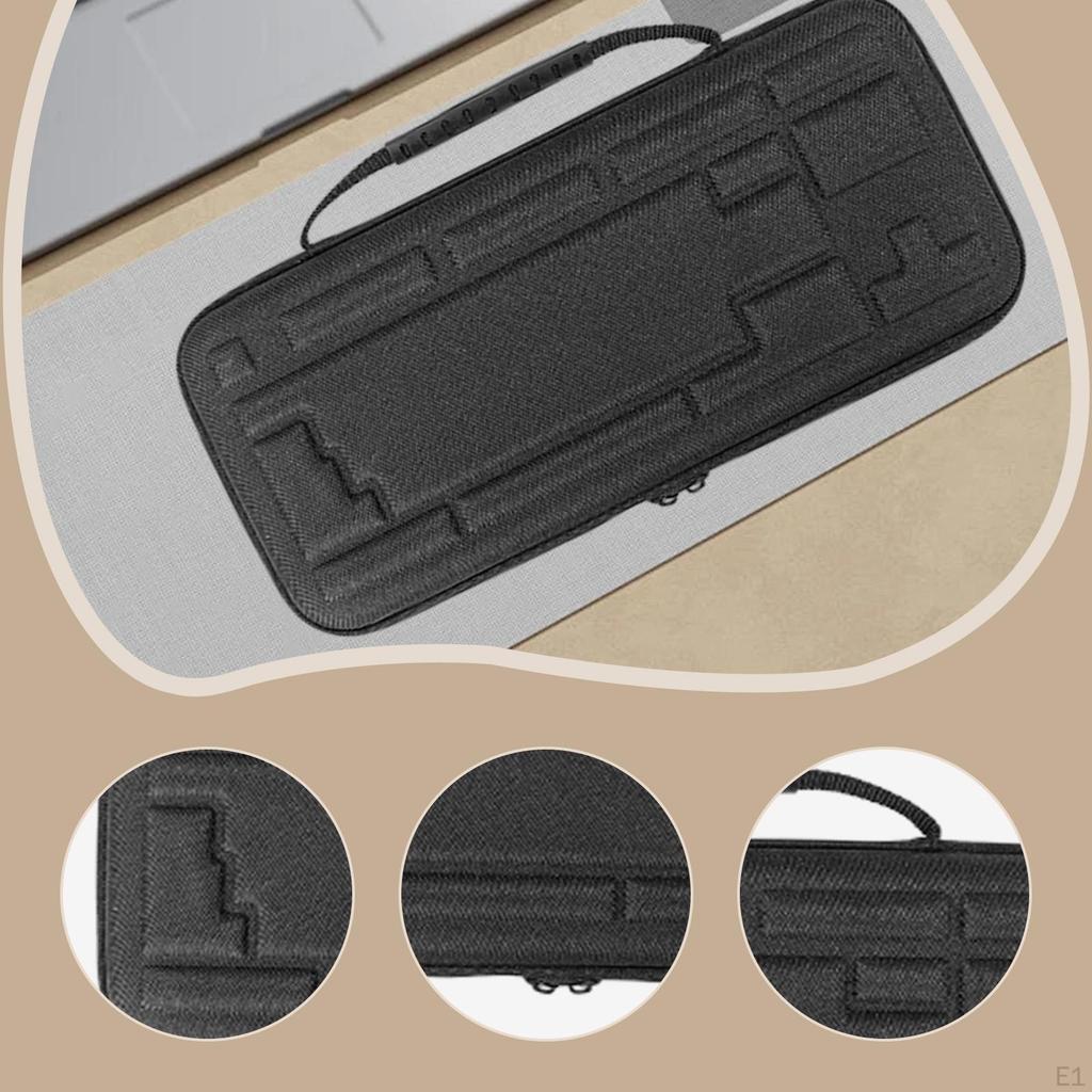 Hard Storage Case for Keyboard 84 Keys Mechanical Dustproof Practical with Handle