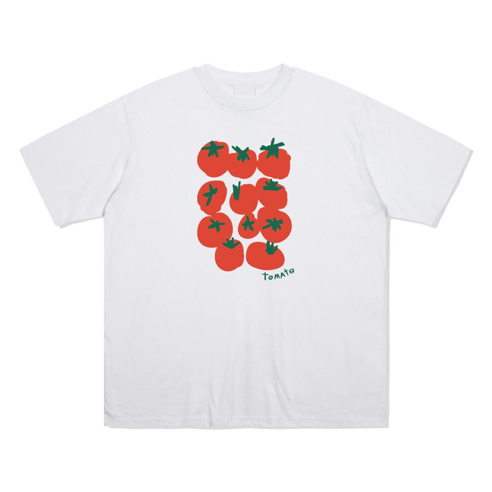 Nasyujeueol Tomato Pack Short Sleeve T-Shirt [White]