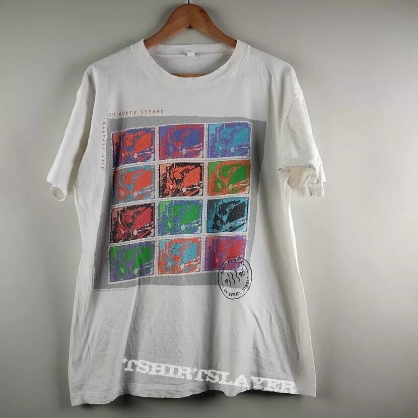 1992 Dire Straits On Every Street Shirt Unisex Baumwolle Nachdruck Herren Damen S-5XL Unisex T-Shirt
