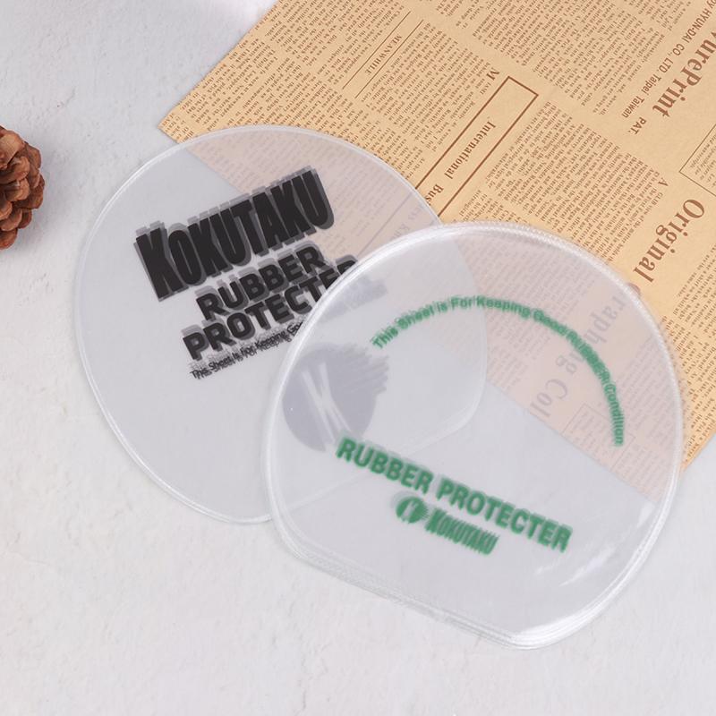 10Pcs Table Tennis Racket Astringent Adhesive Film Sticky Dust-Proof Clear Adhesive Protective Film For Table Tennis Rubber Skin