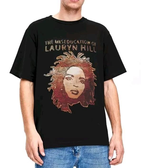 Lauryn Hill The Misdirection R&B Pop Rock Band Hip Hop Style T-shirt    Cotton high quality casual fashion streetwea