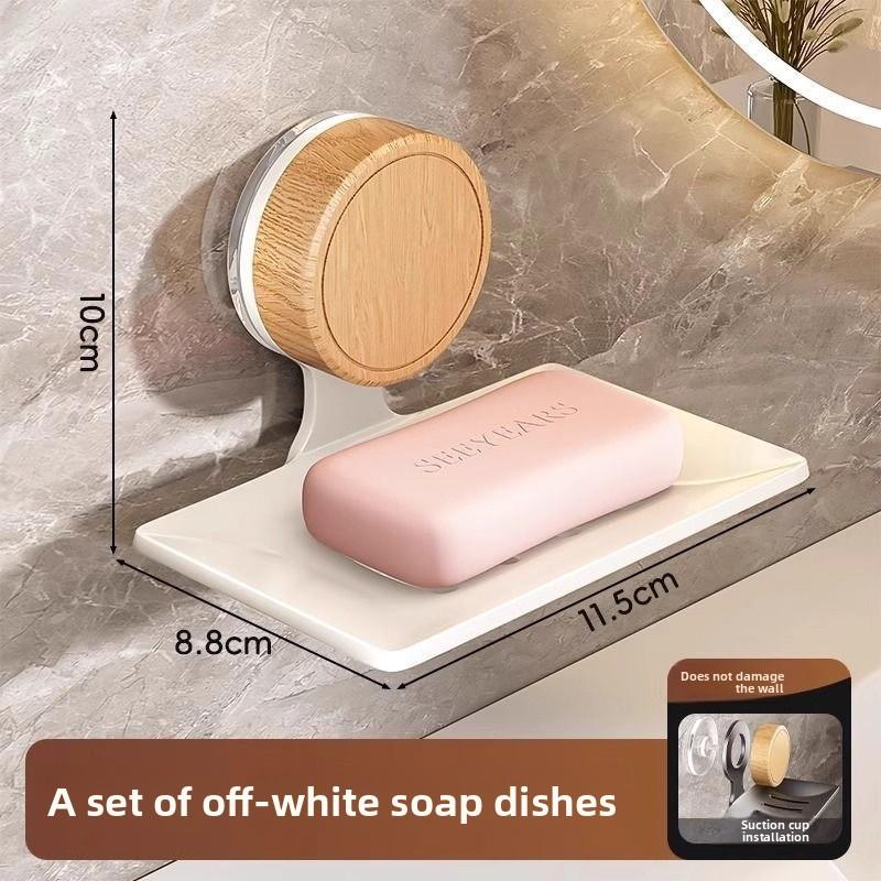 

Креативный слив в ванной и настенная полка для туалета без отверстий Milk white 1PC