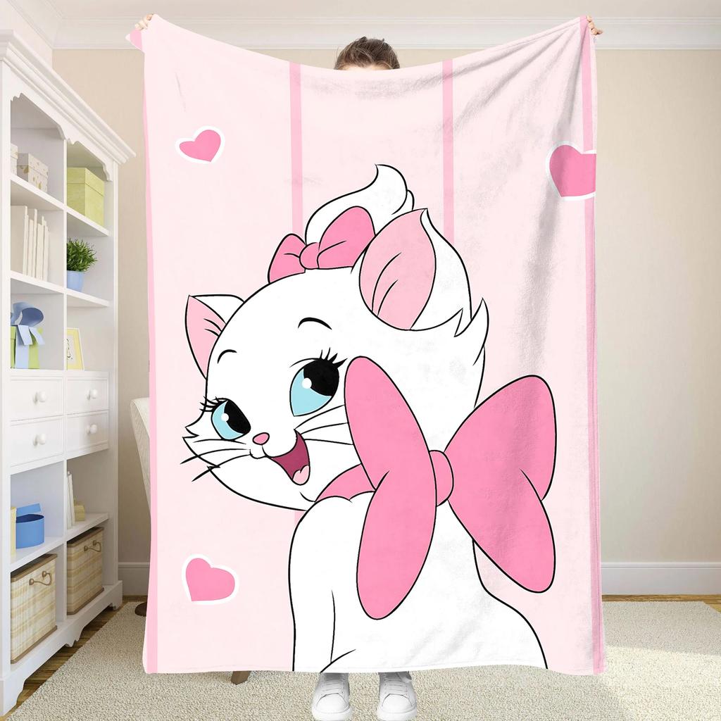 Bed Blanket Marie Cat Throw Blankets & Throws Summer Comforter Home and Decoration Bedspread the Anime Cooling Sofa Bedspreads