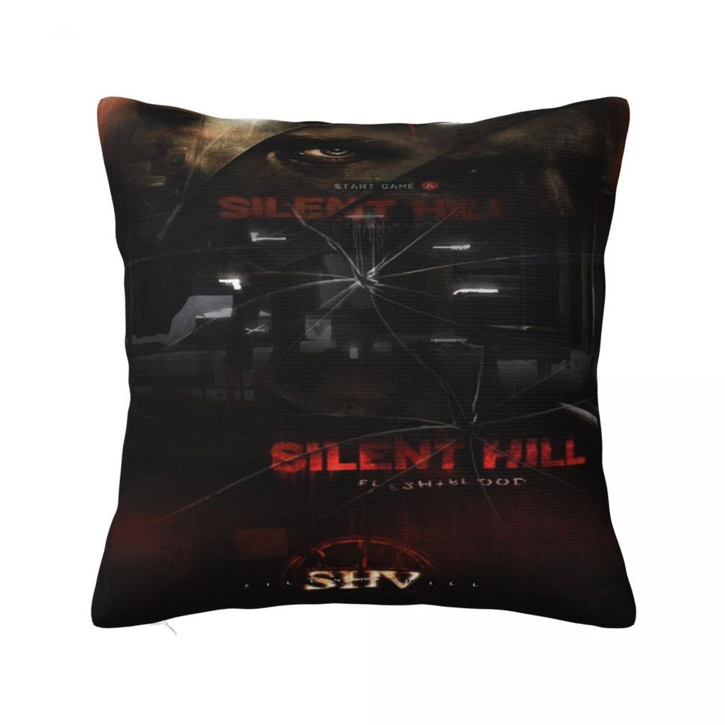 Silent Hill F Video Game Horror Halloween Pillowcase Merch Soft Cushion Cover Pillow Covers Seater Decor Zipper Multi Size