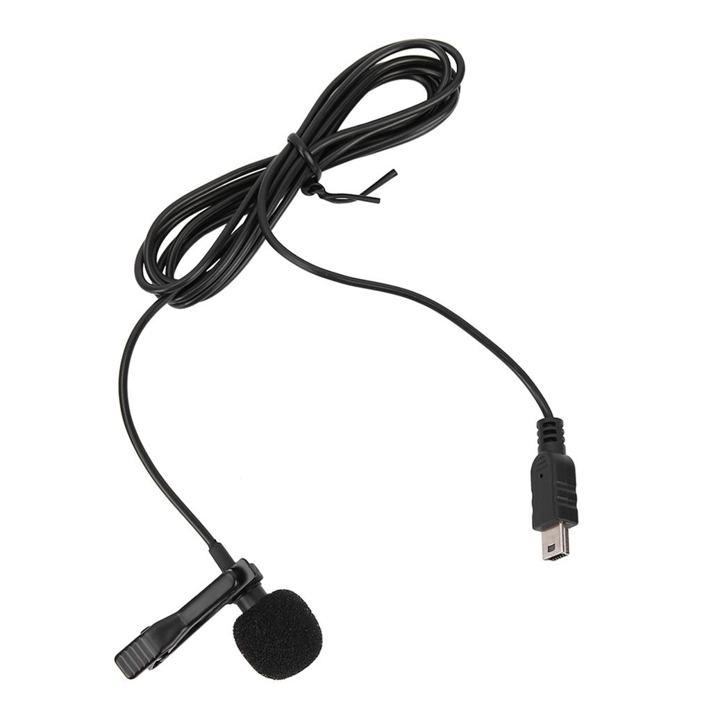 Mini USB Stereo External Microphone Professional Mic With Clip for GoPro Hero 3 3+ 4