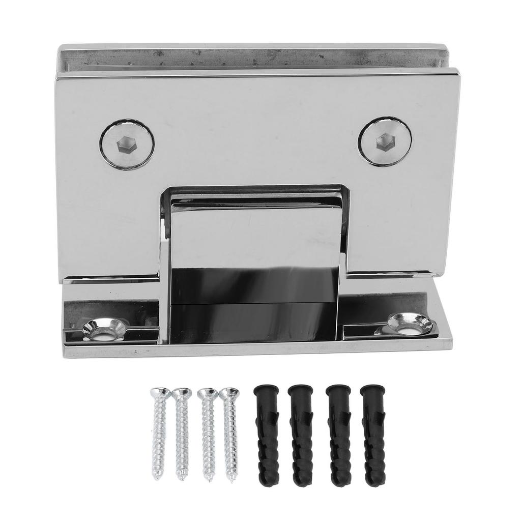 Badezimmer Glastürscharnier 90 Grad Edelstahl Rahmenloses Glastürscharnier für 8 12 mm Türen