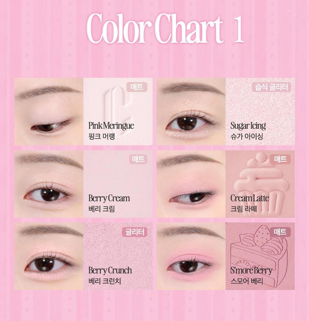 CLIO Pro Eye Palette Air 22 Sugar Afternoon – Sugar Afternoon Collection Eyeshadow Palette (+ Jelly Shadow Gift)
