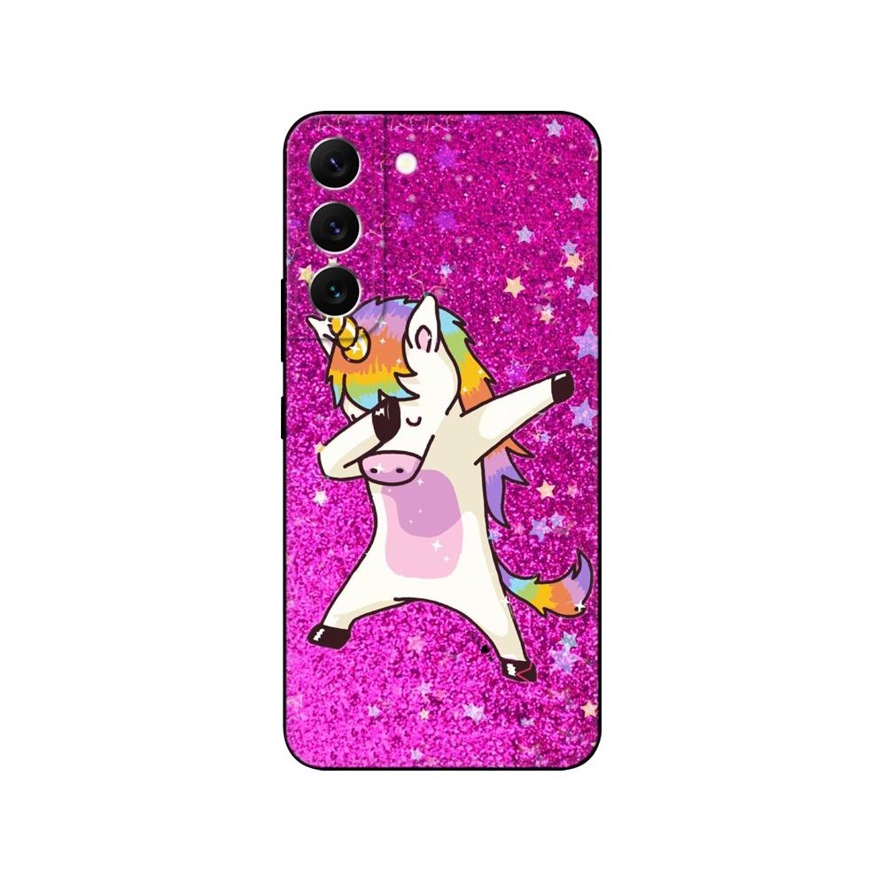 Pro Samsung Galaxy S22 | S22+ | S22 Ultra 5G Pouzdro Pro Samsung S22 Plus Zadní kryt telefonu černé tpu pouzdro růžové Anime vesmírné auto