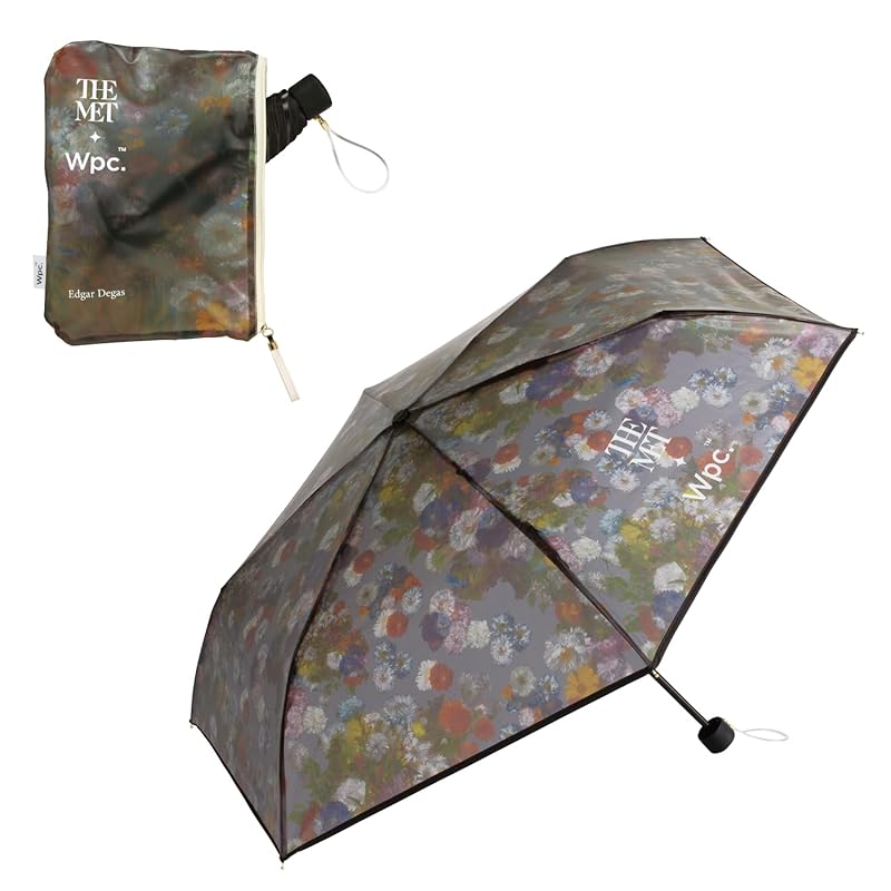 

Wpc. [Vinyl Umbrella] Metropolitan Museum of Art masterpiece umbrella mini Degas/Woman sitting next to a vase folding umbrella Main bone 49cm ladies